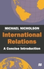 Image for International relations  : a concise introduction