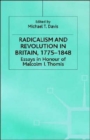 Image for Radicalism and revolution in Britain, 1775-1848  : essays in honour of Malcolm I. Thomis
