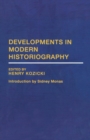 Image for Developments in modern historiography