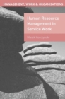 Image for Human resource management in service work