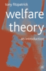 Image for Welfare theory  : an introduction