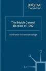 Image for The British General Election of 1992