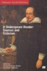 Image for A Shakespeare reader  : sources and criticism