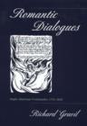 Image for Romantic dialogues  : Anglo-American continuities, 1776-1855
