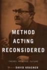 Image for METHOD ACTING RECONSIDERED