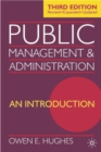 Image for Public management and administration  : an introduction