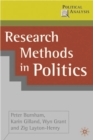 Image for Research methods in politics