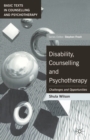 Image for Disability, Counselling and Psychotherapy