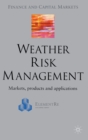 Image for Weather risk management  : market, products and applications