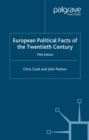 Image for European political facts of the twentieth century
