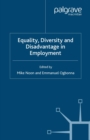 Image for Equality, diversity and disadvantage in employment
