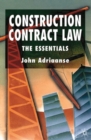 Image for Construction Contract Law