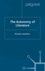 Image for The autonomy of literature
