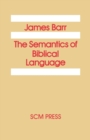 Image for The Semantics of Biblical Language