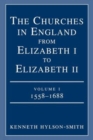 Image for Churches in England from Elizabeth I to Elizabeth II