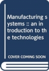 Image for Manufacturing Systems