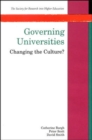 Image for Governing universities  : changing the culture?
