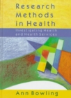 Image for RESEARCH METHODS IN HEALTH
