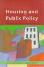 Image for Housing and Public Policy