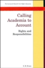 Image for Calling Academia to Account