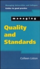 Image for Managing quality and standards