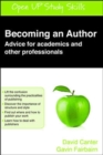 Image for Becoming an author  : advice for academics and other professionals