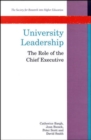 Image for University leadership  : the role of the chief executive