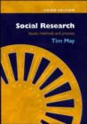 Image for Social research  : issues, methods and process