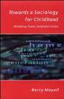 Image for Towards a sociology for childhood  : thinking from children&#39;s lives