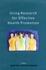 Image for Using Research For Effective Health Promotion