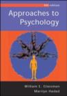 Image for Approaches to Psychology
