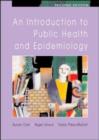 Image for An introduction to public health and epidemiology