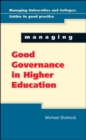 Image for Managing Good Governance in Higher Education