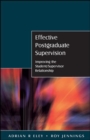 Image for Effective postgraduate supervision  : improving the student/supervisor relationship