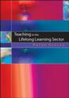 Image for Teaching in the Lifelong Learning Sector