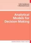 Image for Analytical models for decision making