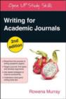 Image for Writing for Academic Journals