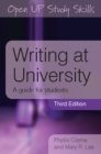 Image for Writing at university: a guide for students