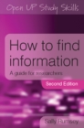 Image for How to find information: a guide for researchers