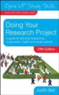 Image for Doing your research project  : a guide for first-time researchers in education, health and social science