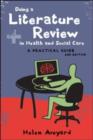 Image for Doing a Literature Review in Health and Social Care