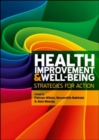 Image for Health Improvement and Well-Being: Strategies for Action