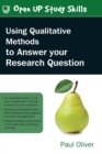 Image for Using qualitative methods to answer your research question