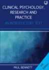 Image for Clinical psychology, research and practice  : an introductory textbook