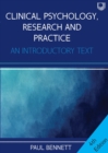 Image for Clinical Psychology, Research and Practice: An Introductory Textbook