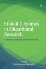 Image for Ethical dilemmas in education  : considering learning contexts in practice