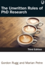 Image for The Unwritten Rules of PhD Research 3e