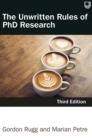 Image for The unwritten rules of PhD research