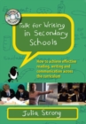 Image for Talk for Writing in Secondary Schools: How to Achieve Effective Reading, Writing and Communication Across the Curriculum, with DVD: How to achieve effective reading, writing and communication across the curriculum