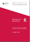 Image for The Building Regulations (Northern Ireland) 2012 : Guidance, Technical Booklet R: Access and Use of Buildings